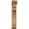 Ekena Millwork Olympic Slat Rough Sawn Bracket w/ Offset Brace, Western Red Cedar, 8"W x 36"D x 48"H BKT0806X36X48OLY06RWR - alternate 2